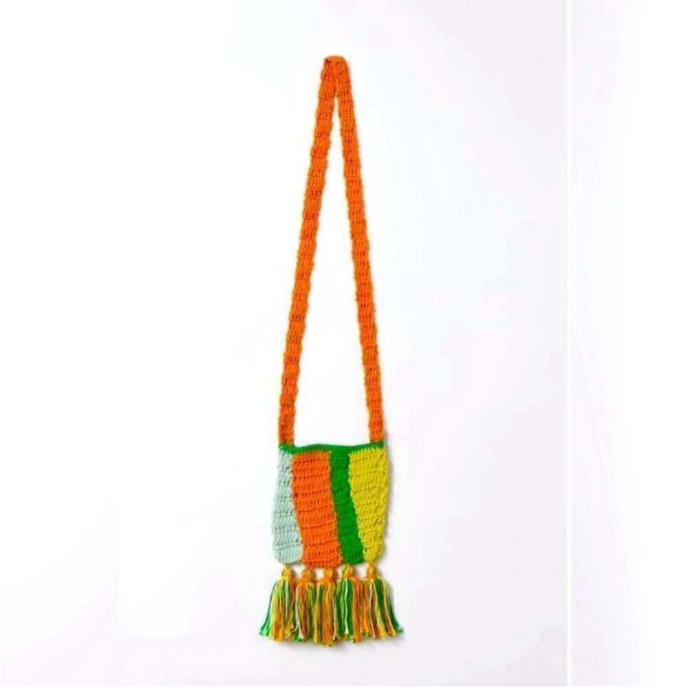Urban outfitters woven pouch bag boho crochet new
